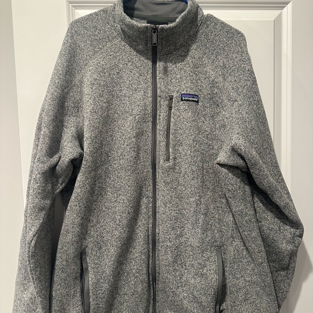 Patagonia Heather Gray Fleece Jacket